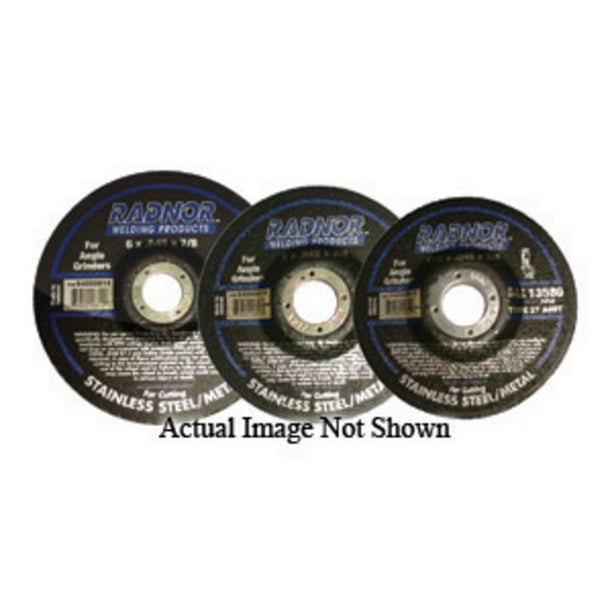 Radnor 4 1//2/" x .045/" x 7//8/" A60T Type 1 Cut-Off Wheel Steel//Metal 25 Pack